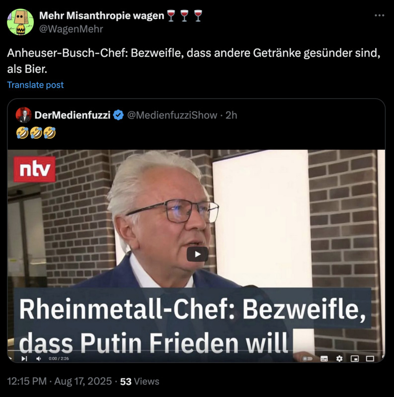 Interessierte Zweifel
