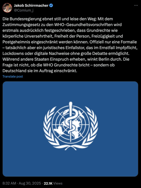 Die Aufhebung der Grundrechte und damit der Verfassung in Deutschland