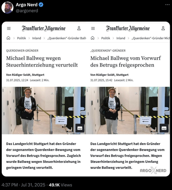 Qualitätsjournalismus auf Hundematten-Niveau