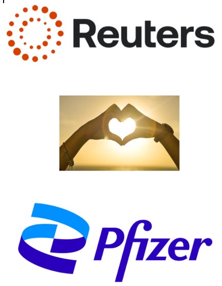 Pfizer = Reuters Pfizer = Reuters