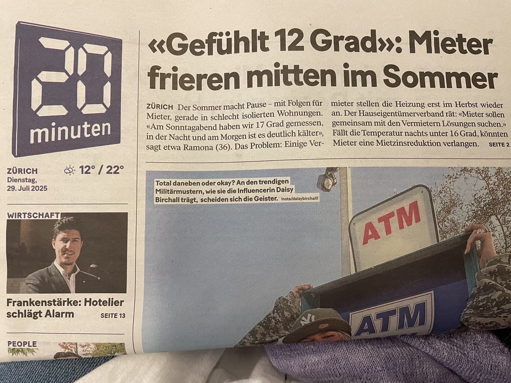 Gefühlt 12 Grad