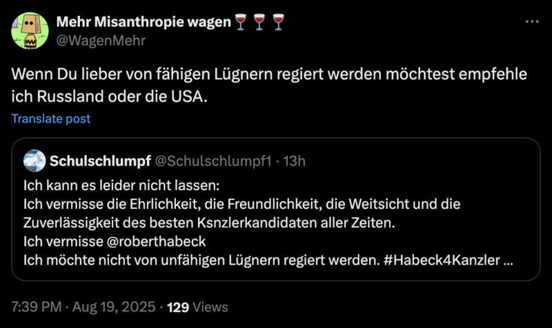 Empfehlung