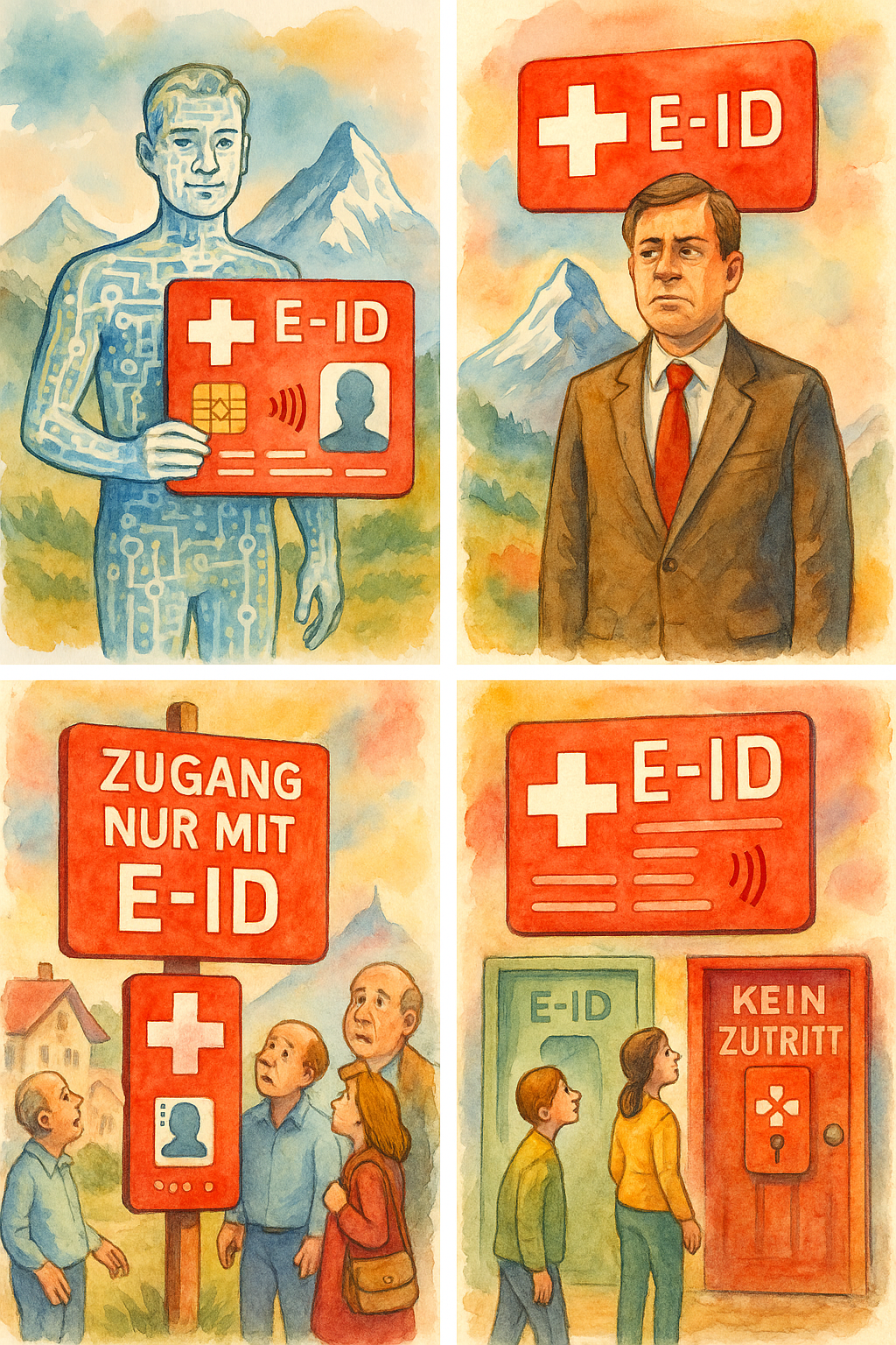 Bundeshaus-Zwängerei 2. 0 - NEIN zur E-ID