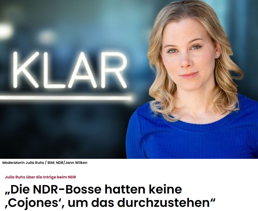 “Klar” ist hier nur die Niedertracht