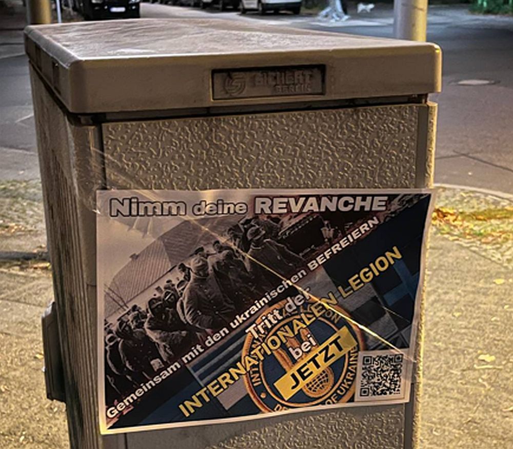 Werbung für die Internationale Legion: „Nimm deine Revanche gemeinsam mit den ukrainischen Befreiern“