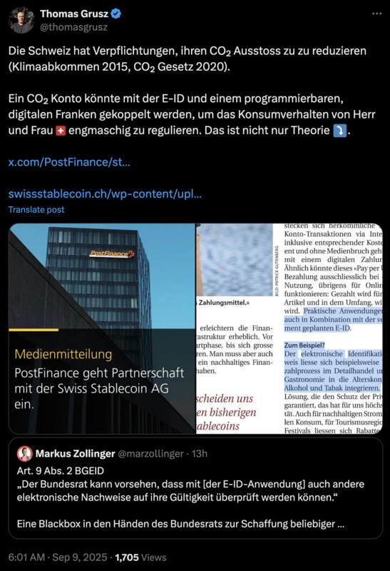 Schweizer E-ID: die Katze ist aus dem Sack