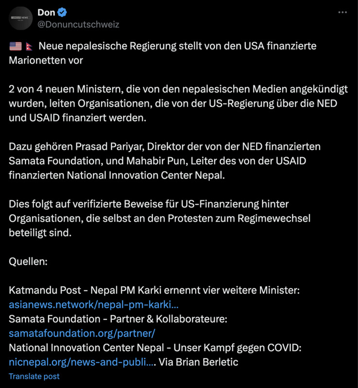Die übliche Farbenrevolution halt