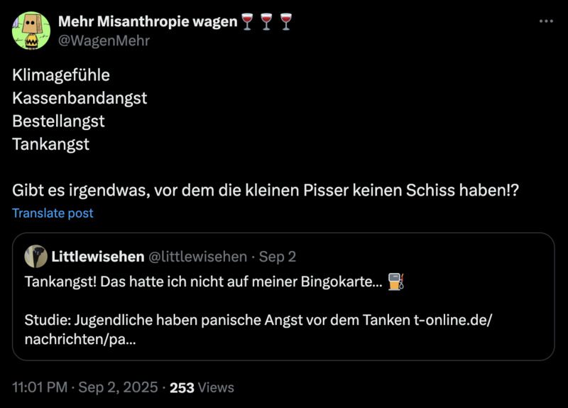 Frei erfundene Pisser