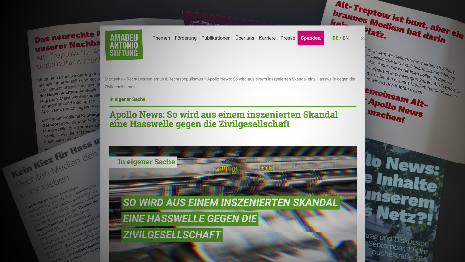 „Zentrale Aufgabe“ - Amadeu-Antonio-Stiftung rechtfertigt Gewaltrhetorik gegen Apollo News - Apollo News