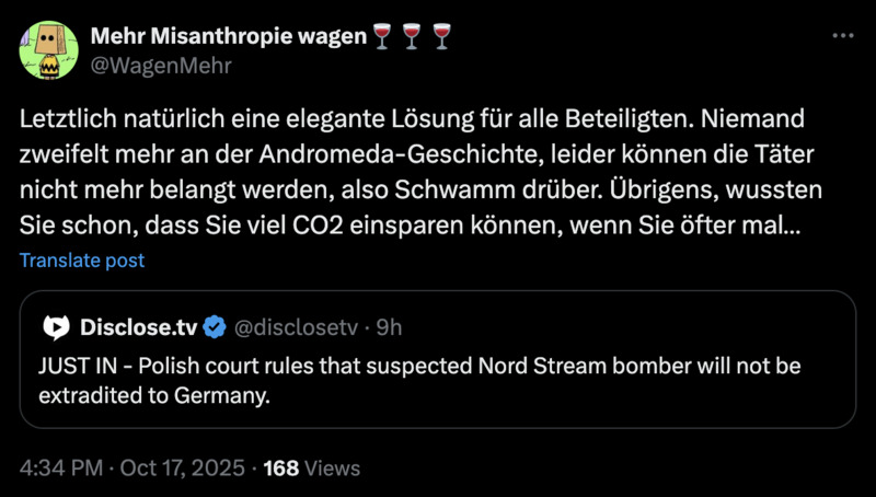 Schwamm drüber