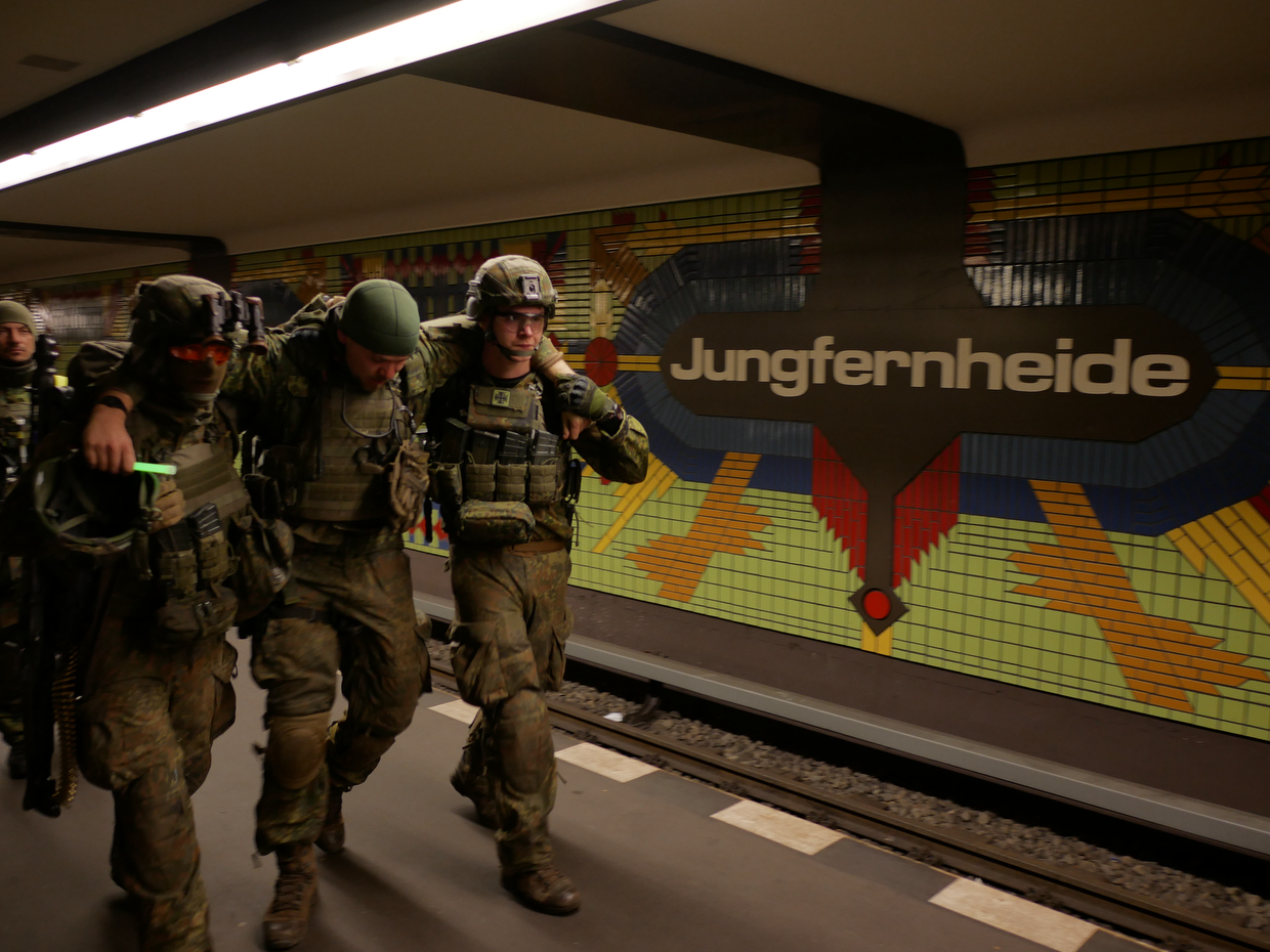 Verwundet in Jungfernheide