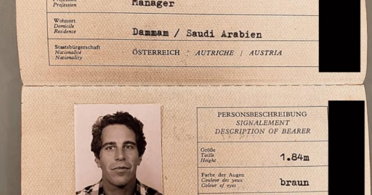 Aufgetaucht: Epsteins österreichischer Pass – und die Reisen darin Aufgetaucht: Epsteins österreichischer Pass – und die Reisen darin