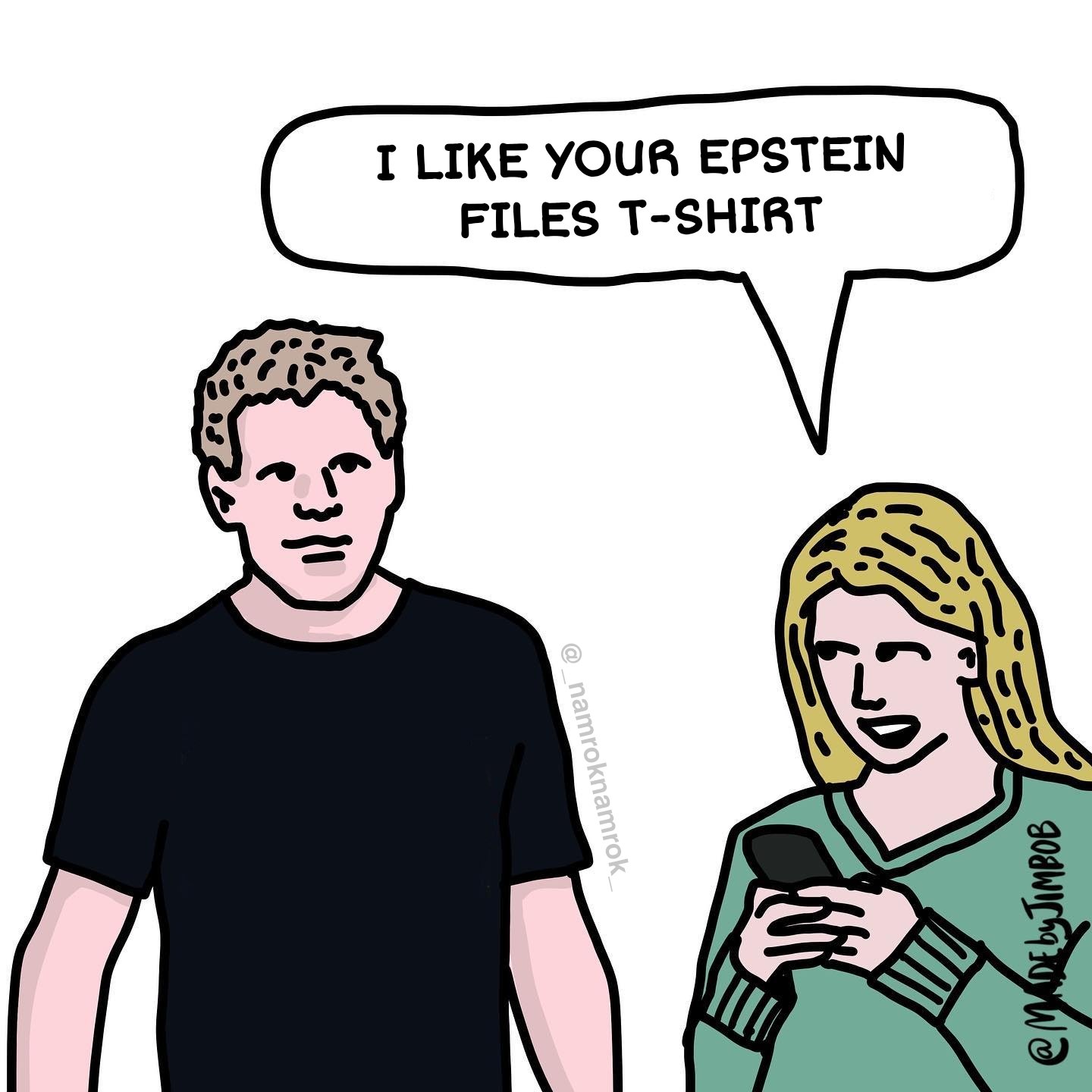 Das Epstein-Files-T-Shirt sieht genau so aus wie das von den RKI-Files