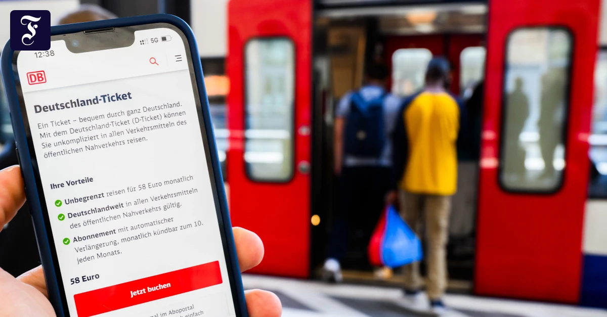 Deutschlandticket gilt auch auf Papier