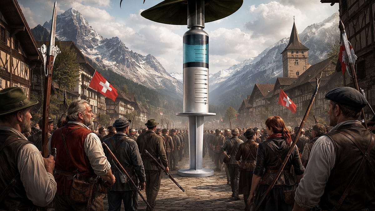 Liebe Schweizer, werdet ihr euch vor dem mRNA-Gesslerhut verneigen?