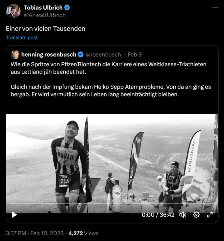 Einer von vielen Tausenden