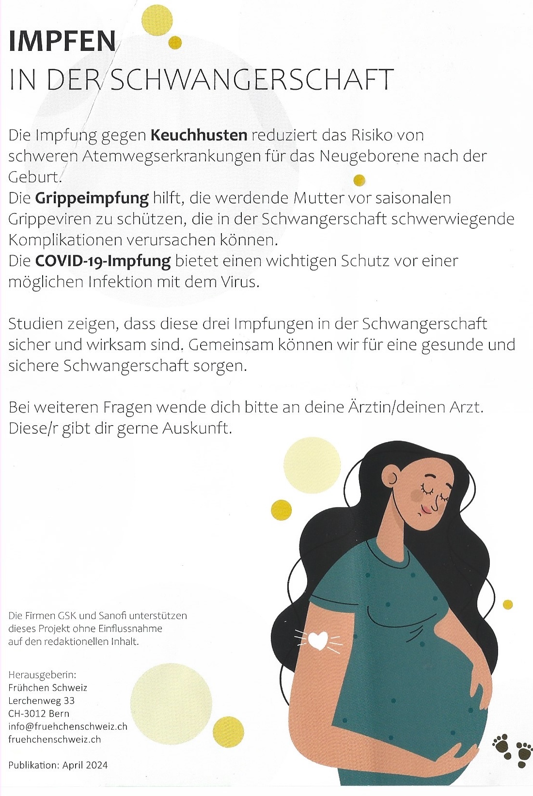 Die nachweislich fruchtschädigende Corona-“Impfung” wird in der Schweiz mit Falschaussagen weiter für Schwangere beworben Die nachweislich fruchtschädigende Corona-“Impfung” wird in der Schweiz mit Falschaussagen weiter für Schwangere beworben