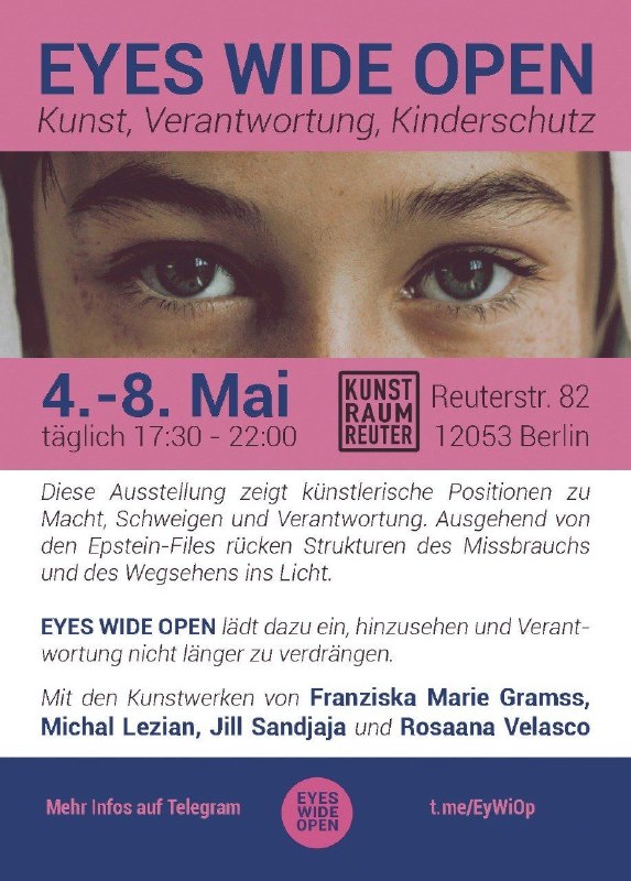 Kinderschutz-Ausstellung in Berlin-Neukölln – Warum die „Epstein Files“ nicht verblassen dürfen