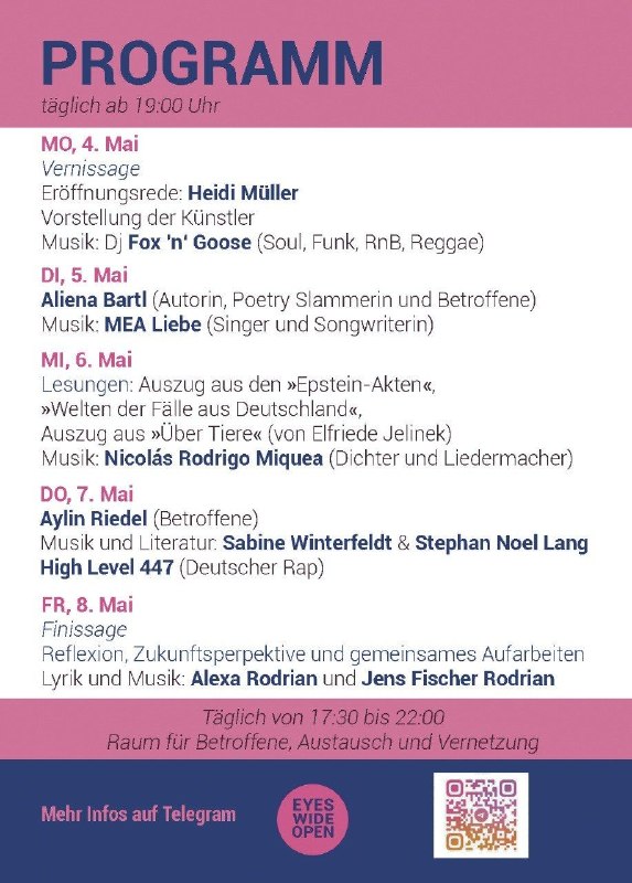 Kinderschutz-Ausstellung in Berlin-Neukölln – Warum die „Epstein Files“ nicht verblassen dürfen