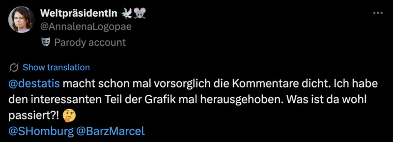 Kein Kommentar erwünscht