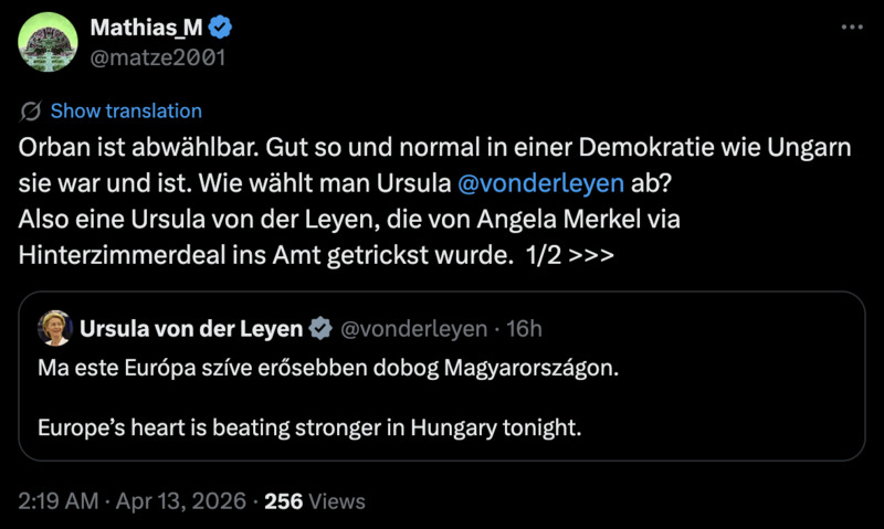 Eine Abwahl ist nur in einer Demokratie möglich