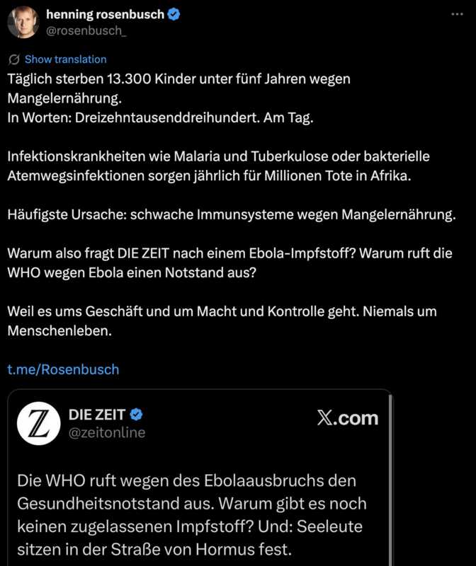 Es geht ums Geld