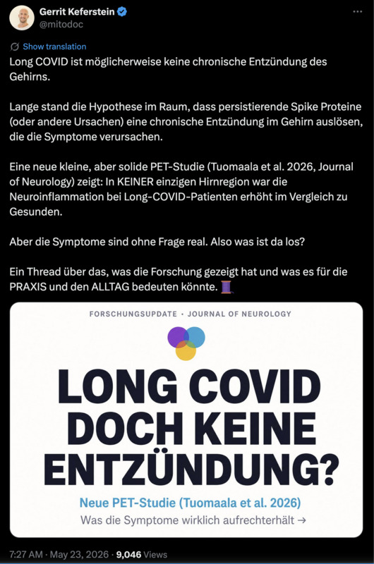 “Long Covid” ist der Tarnbegriff für Impfschäden