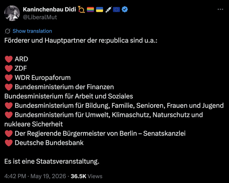 Die Staatsveranstaltung
