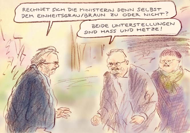 Die Ministerin