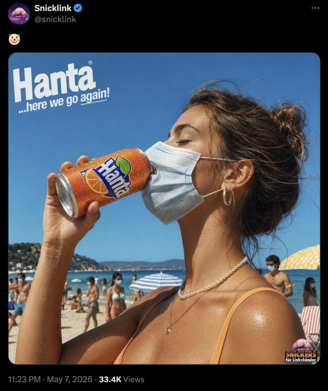 Hanta. Here we go again. 🤡