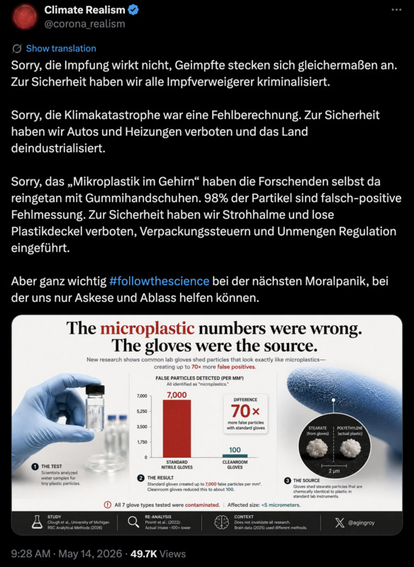 Die Wissenschaft sagt