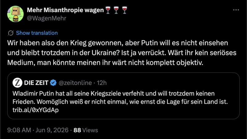 Das seriöse Medium