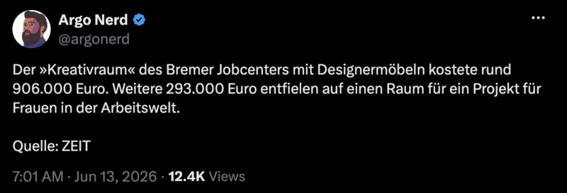 Wie gut, dass der Neffe des Schwagers eine Firma hat