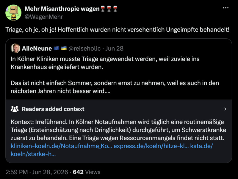 Die Endzeit damals