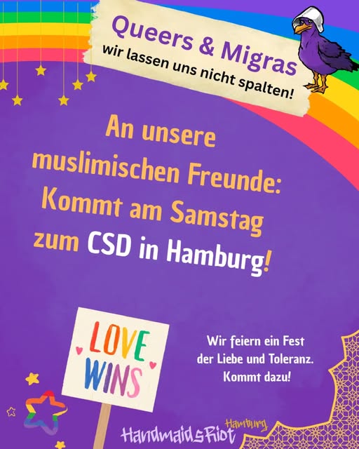 HandmaidsRiot Hamburg Sichtbarkeit für patriarchale Gewalt FLINTA* Queerfem Aktivismus
