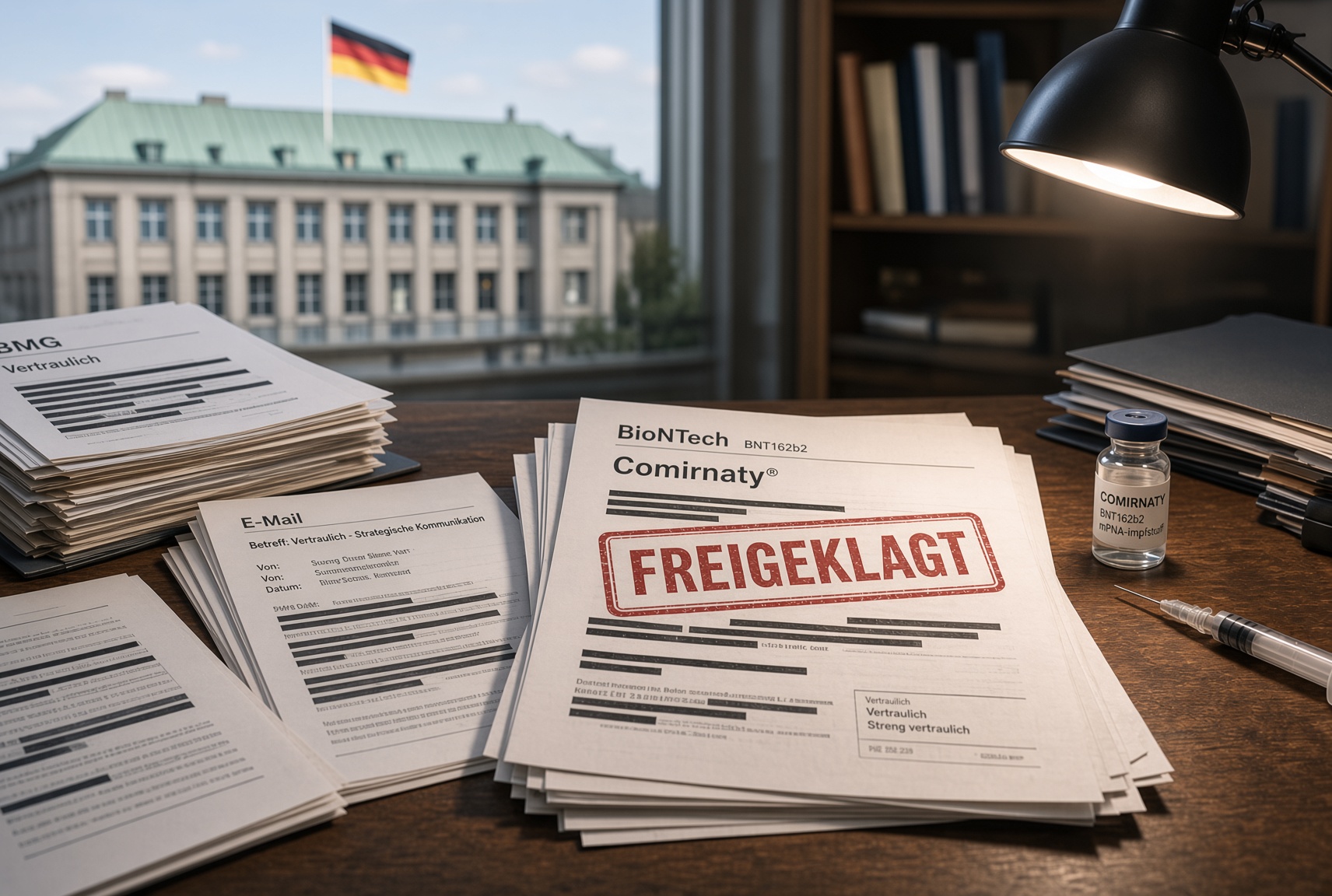 Hunderte freigeklagte E-Mails: BioNTech und die Regierung haben Regeln gebeugt, Daten zurückgehalten, Geimpfte allein gelassen Hunderte freigeklagte E-Mails: BioNTech und die Regierung haben Regeln gebeugt, Daten zurückgehalten, Geimpfte allein gelassen