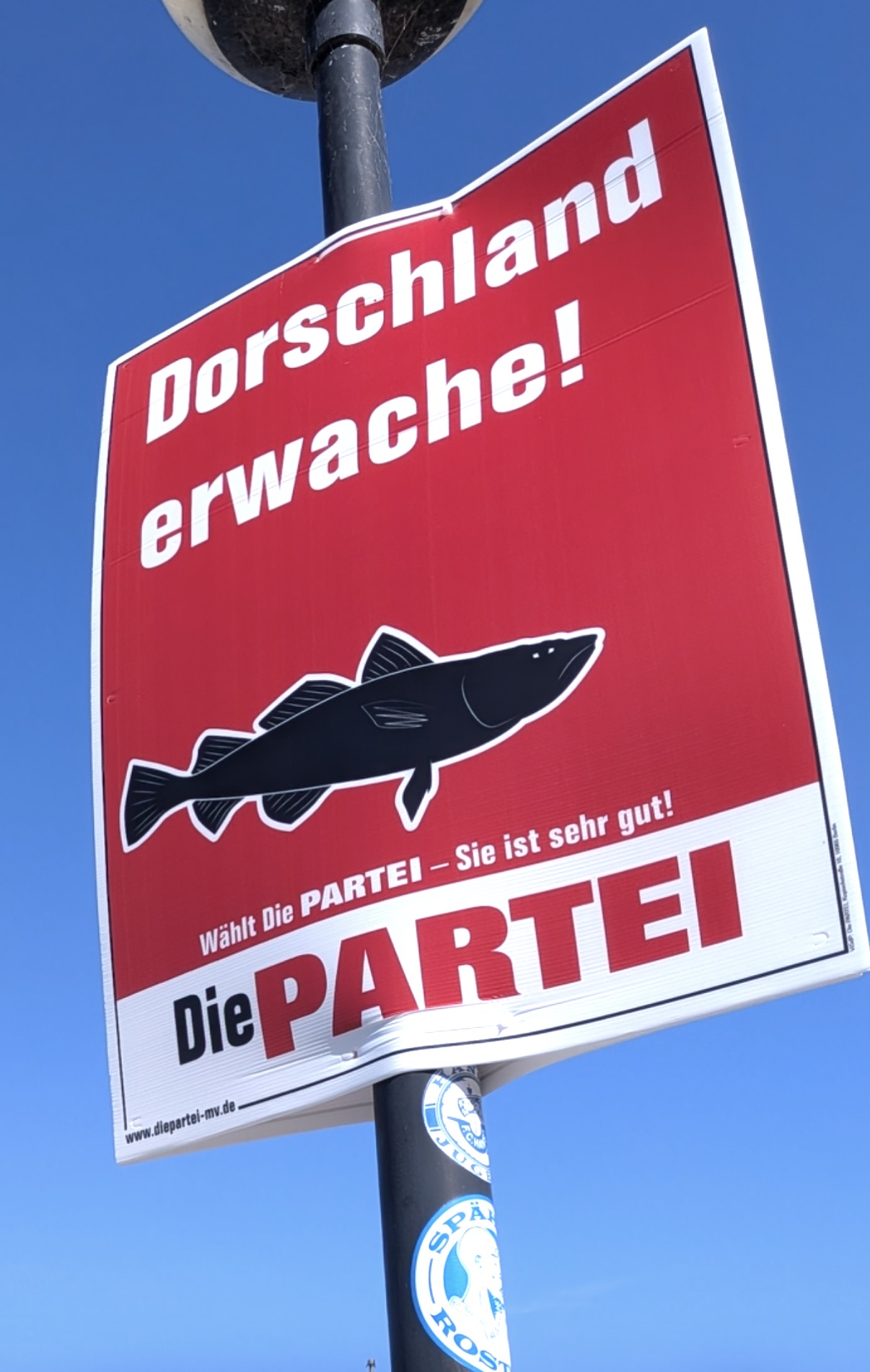 Manchmal wirken Walplakate etwas fishy