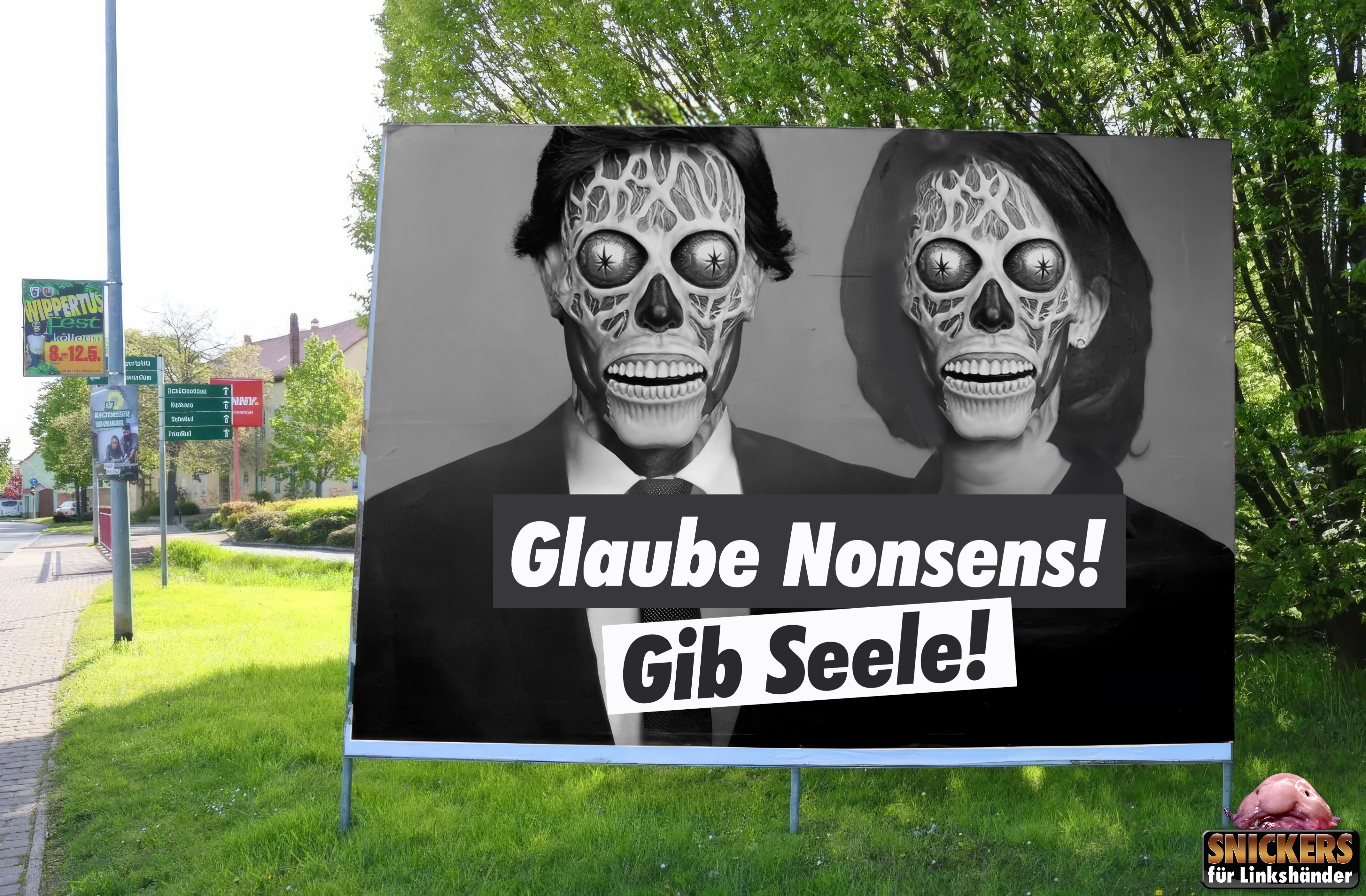 Walplakat unter der speziellen Brille 💀