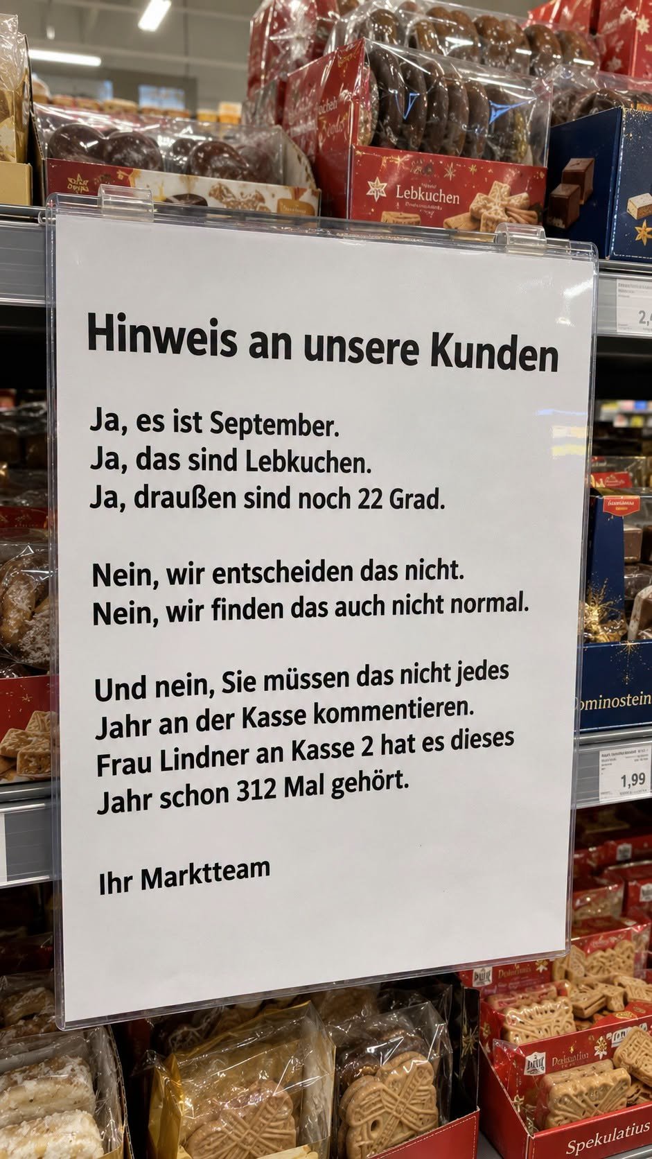 Die arme Frau Lindner