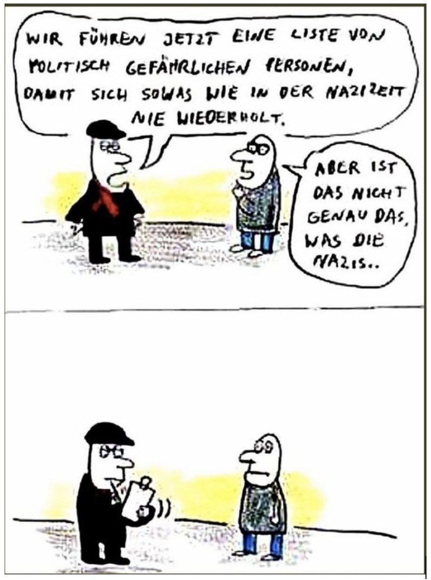Damit sich es nie wiederholt