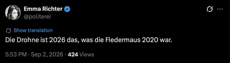 Über Drohnen und Fledermäuse