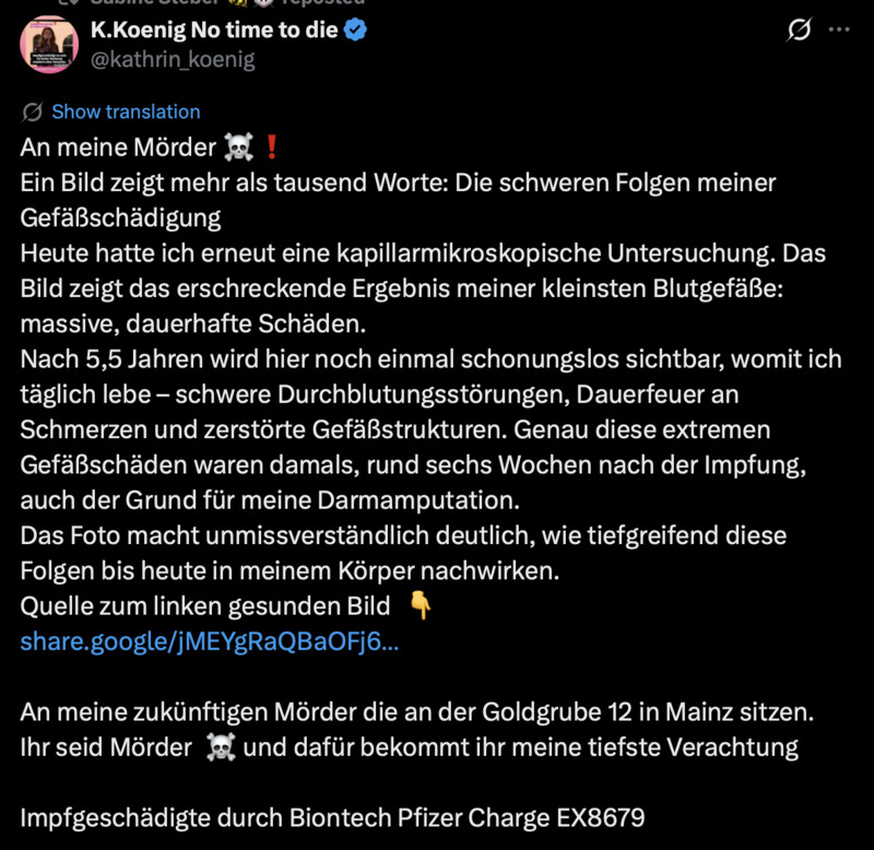 An meine Mörder ☠️❗️