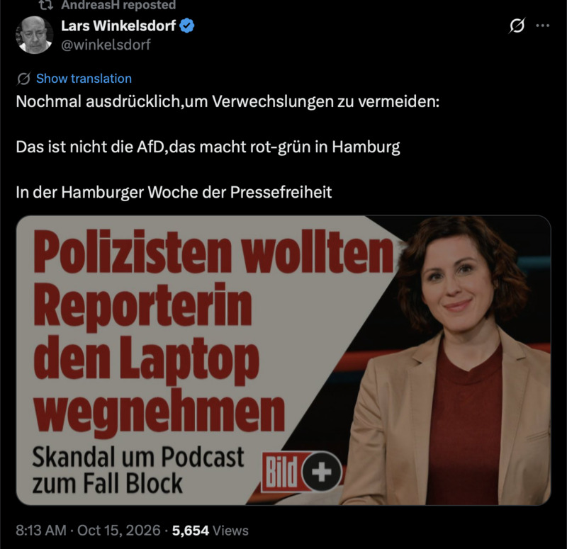 “Pressefreiheit”