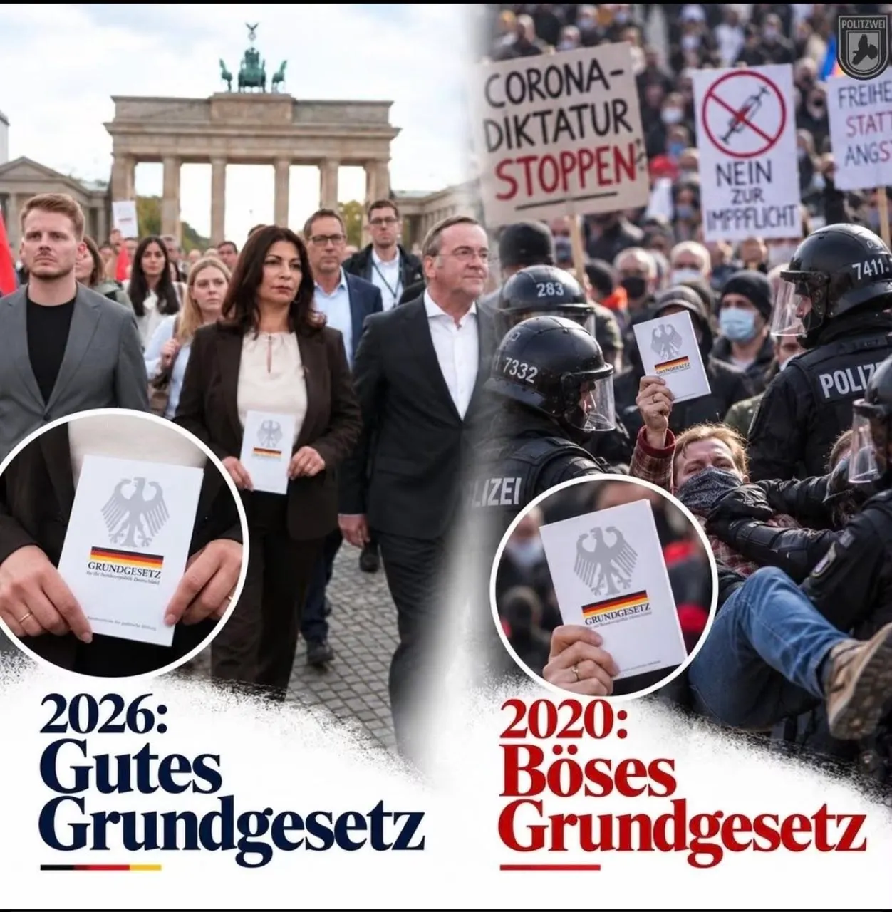 Gutes Grundgesetz – Böses Grundgesetz