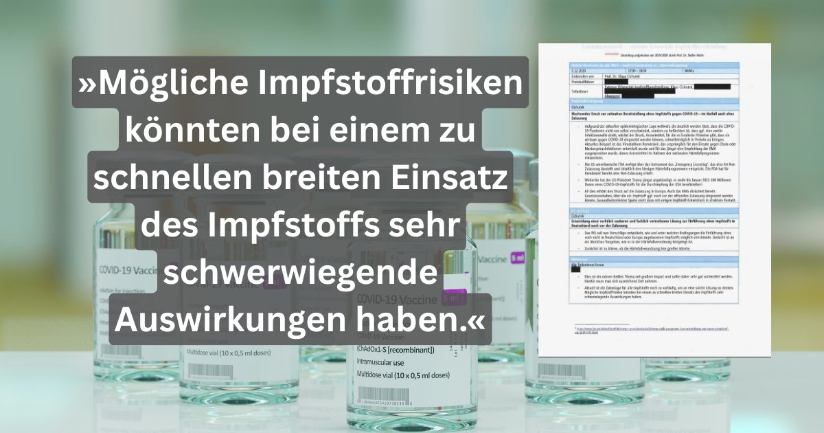 Eine Auswertung der PEI Unterlagen zum Externen Krisenstab 2020 bis 2022 im Abgleich mit den EU Akten, den BMG BioNTech Akten und den BfArM Akten