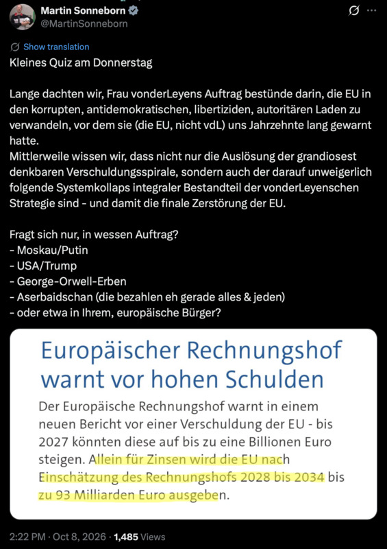 Kleines Quiz am Donnerstag
